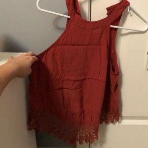 Rust colored tank top